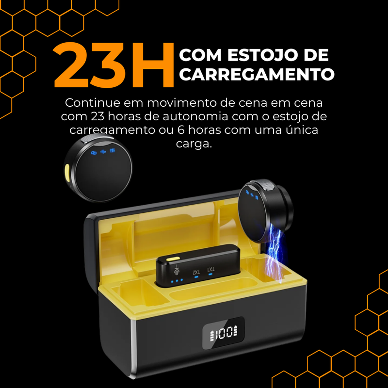 Mic Pro Audio Lapela