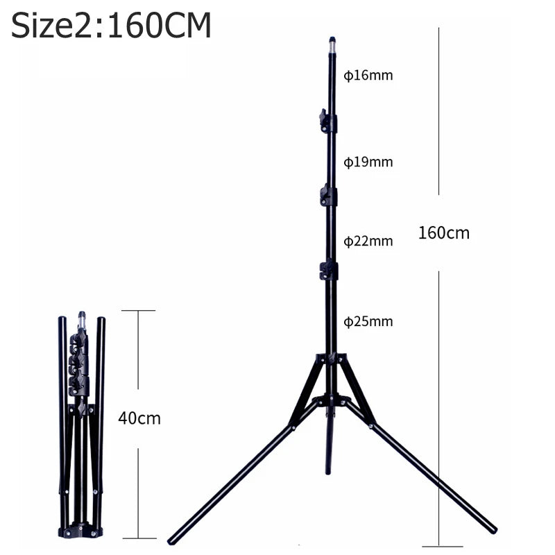 Suporte para iluminações 1.2m/2.6m/2.0m