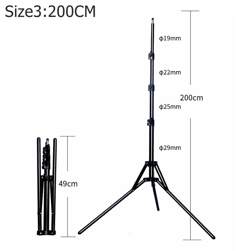 Suporte para iluminações 1.2m/2.6m/2.0m