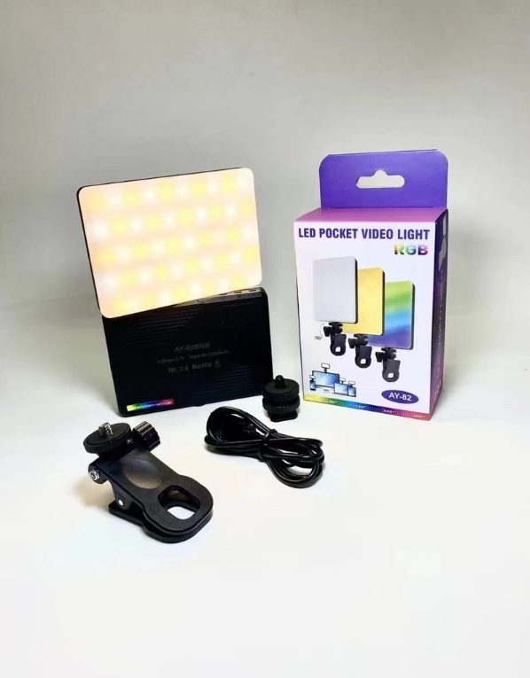 Luz De Preenchimento Rgb Mobile Para Câmera Tablet Celular lc-88 lucacell Suave Luz , Mini Portátil Bolso