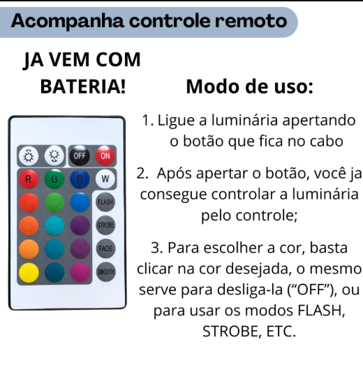 Luminária Led Sunset Por Do Sol Luz Noturna Lad Projetor Controle Remoto