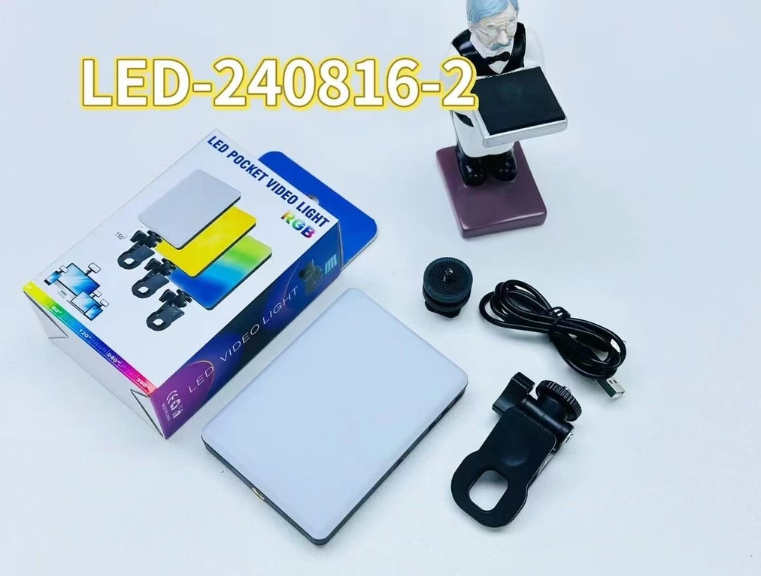 Luz De Preenchimento Rgb Mobile Para Câmera Tablet Celular lc-88 lucacell Suave Luz , Mini Portátil Bolso