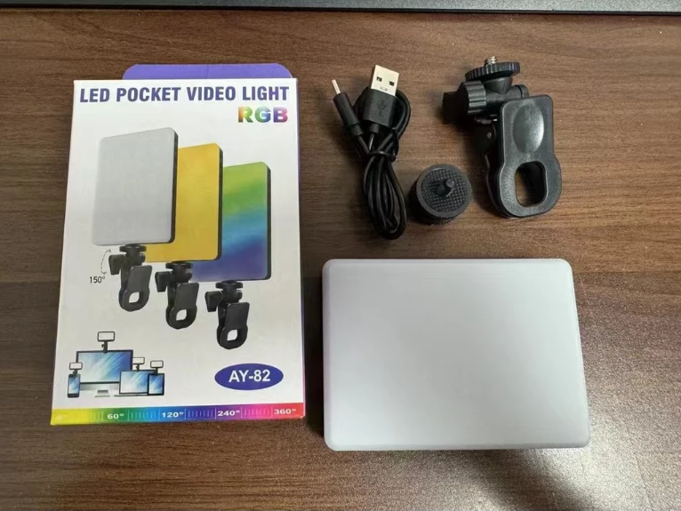 Luz De Preenchimento Rgb Mobile Para Câmera Tablet Celular lc-88 lucacell Suave Luz , Mini Portátil Bolso