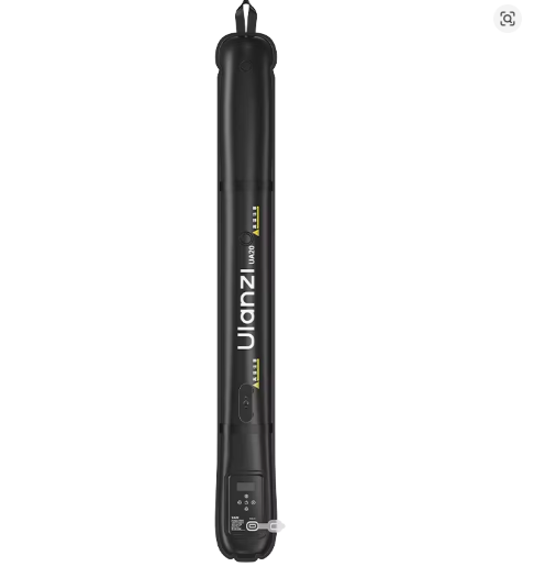 Ulanzi UA12 12W Tubo de ar inflável luz 2700K-6500K Varinha de luz bicolor Vara de luz de bolso com suporte magnético para livestream
