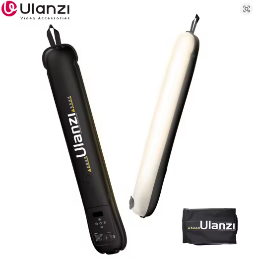 Ulanzi UA12 12W Tubo de ar inflável luz 2700K-6500K Varinha de luz bicolor Vara de luz de bolso com suporte magnético para livestream